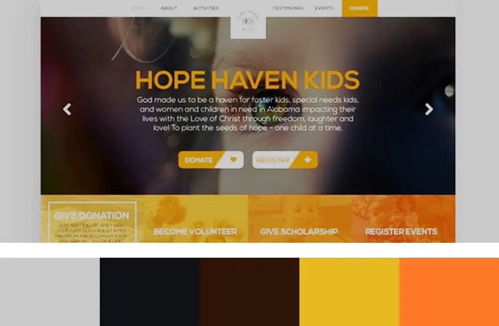 روانشناسی رنگ در طراحی سایت(رنگ نارنجی)